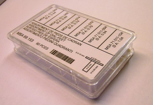 Horotec - Assortimento piedini quadranti
