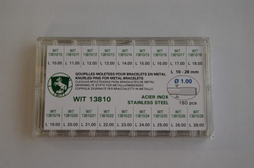 Coppiglie zigrinate per braccialetti in metallo