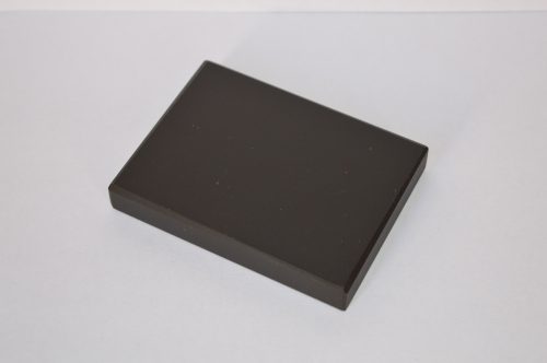 Pietra di paragone naturale nera 80x60x10 mm.
