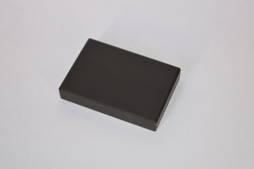 Pietra di paragone naturale nera 60x40x10 mm.