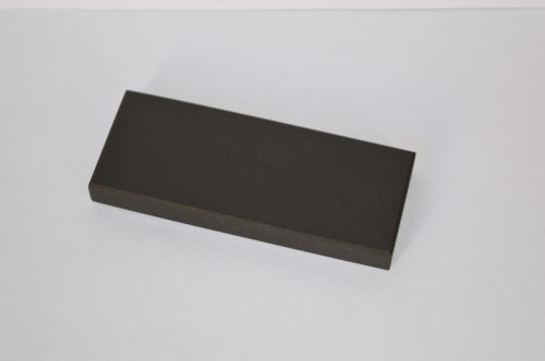 Pietra di paragone naturale nera 100x40x10 mm.