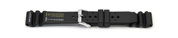 Cinturino Nero Gomma Wind Velocity